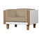 Catalina Outdoor Teak Lounge Chair