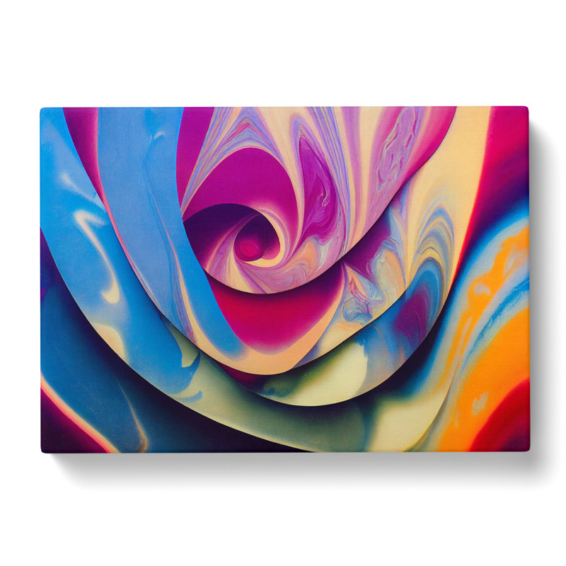 Pleasant Modern Abstract Art - Wrapped Canvas, 35cm H x 50cm W x 3cm D