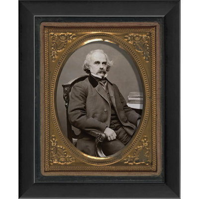 Tintype photographies nathanial hawthorne, reproduction de photo encadrée