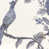 Motif floral indigo Shaana sélectionné