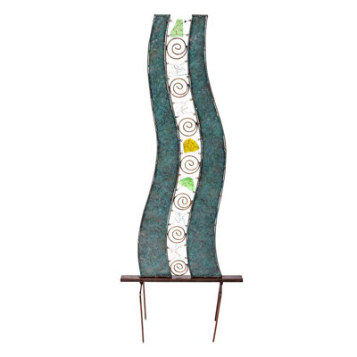 Art de jardin ondulé