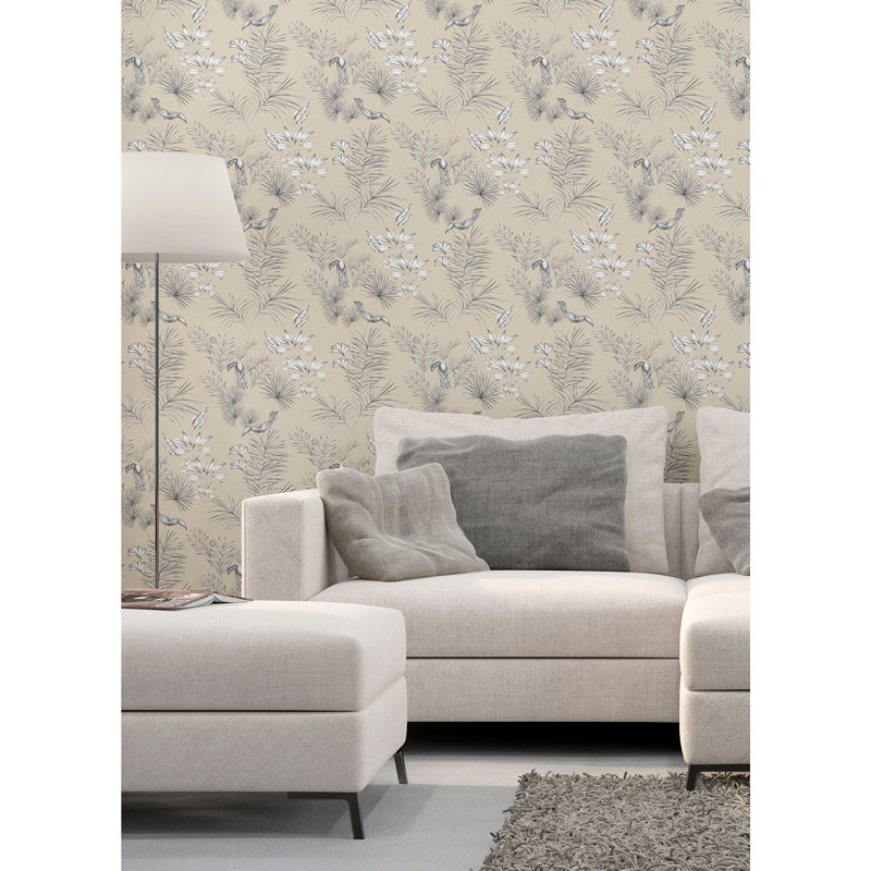 Rouleau de papier peint Chewey Toucan Toil, Gris