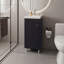  Meuble-lavabo avec 1 porte et 2 tablettes de rangement-512775609