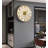 Luxury Modern Brass Wall Clock with Shell Texture Dial