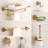 Gold Wall Mounted Towel Racks