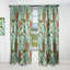 Panneau de rideau simple occultant Tropical Foliage II - Mid-Century-543230661
