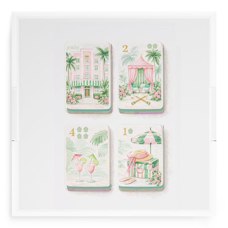 Decorative Tray, 2" H x 18" W x 18" D