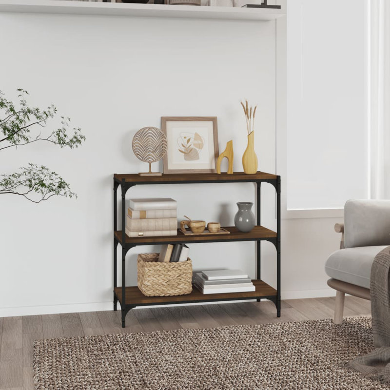 Casebier 70.5cm H Standard Bookcase, 70.5cm H x 80cm W x 33cm D, Sonoma Oak