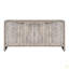 Armoire de rangement à 4 portes en bois de style campagnard Accent-294786292