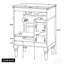 Meuble-lavabo élégant avec lavabo, armoire autoportante et tiroir rabattable Elegant Design-1729056322