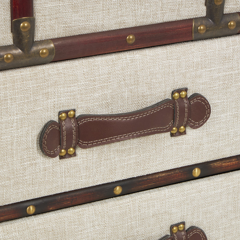 Amelyah Manufactured Wood Accent Trunk