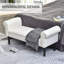 Banc en lin avec accoudoirs-252390504