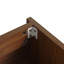 Meuble-lavabo autoportant de 18 pouces avec lavabo simple, portes à fermeture douce, convient aux petites salles de bain
