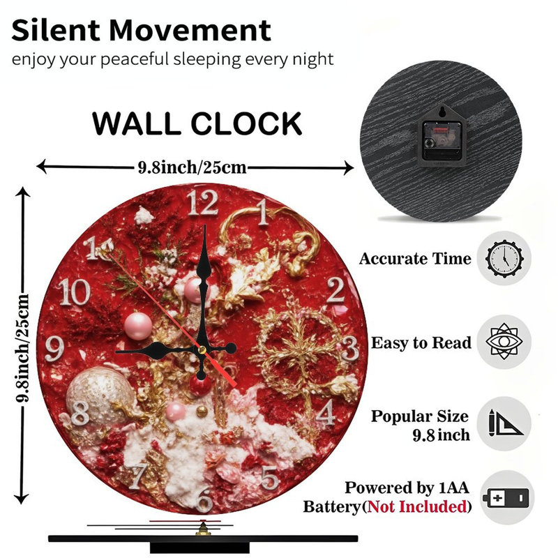 Christmas-Clock-Face-With-Decor