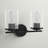 Ambroz 2-Light Dimmable Vanity Light in Matte Black-555498480