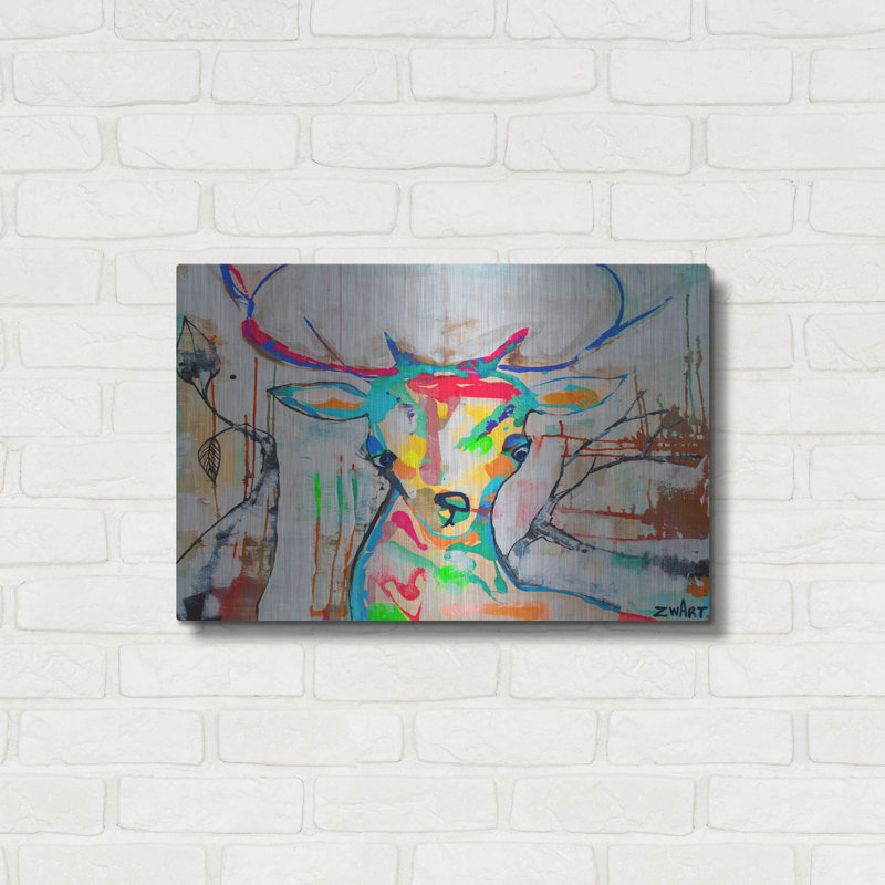 «Deer Soul» par Zwart, H 16 po x l 24 po