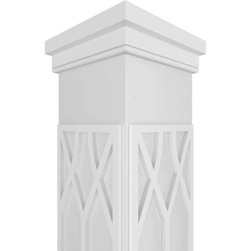 Colonne carrée Custerman Classic, H 96 po x l 11,625 po x P 11,625 po