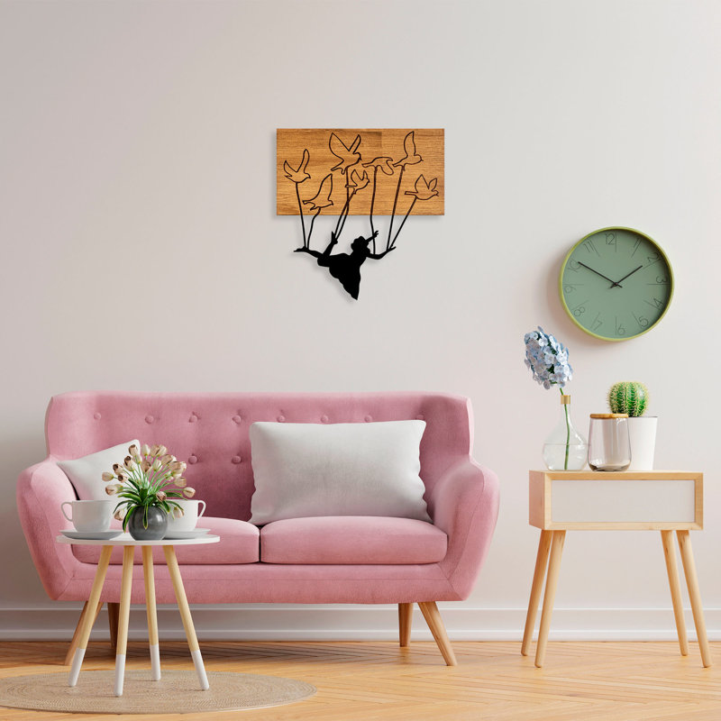 Décoration murale en bois
