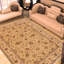 Tapis oriental brun clair / gris en laine noué à la main 9 pi 1 po x 11 pi 1 po Oriental