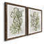 Corail Blockprint III mat encadré de qualité supérieure - prêt à être accroché-580141519-580141512
