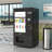 Refrigerated Snack Vending Machine In Black With 48 Slots Featuring Ample 49 Inch Touch Display, Bill Acceptor, Credit Card Reader, Wifi and 4G Connectivity