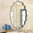 Elegant Oval Wavy Wall Mirror – Modern Decorative Mirror for Living Room, Bedroom, Bathroom, or Entryway – Stylish Home Décor Accent-107728797-107728817