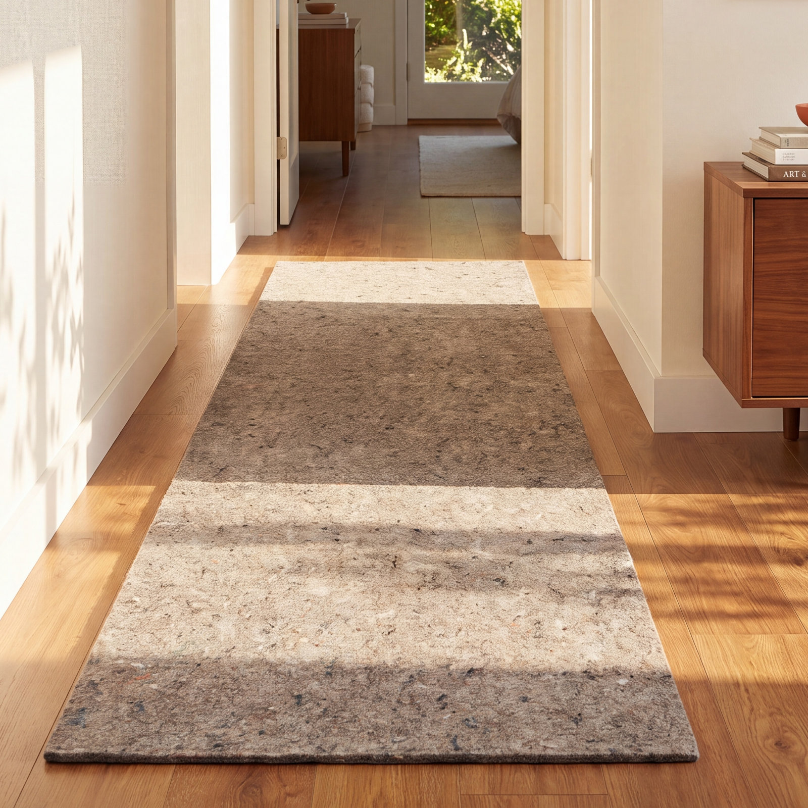 Ovilla Pet Friendly Dual Surface Non-Slip Rug Pad (0.25"), 2'W x 8'L