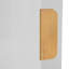 (Avec serrure et trou de charnière) Porte standard à 1 panneau en bois massif apprêté-116190613-116190612-117257728