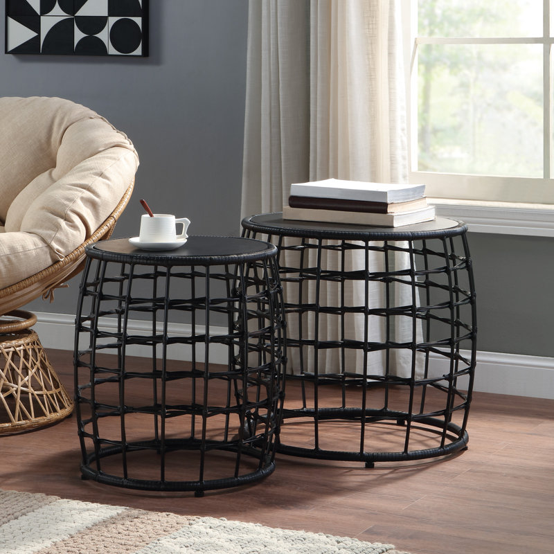 Tables gigognes Rowana de 22,75 po de hauteur