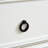 6 Dresser Chest For Bedroom - White With Generous Storage Space In Spacious Rustic Brown Top And Metal Sliding Rails