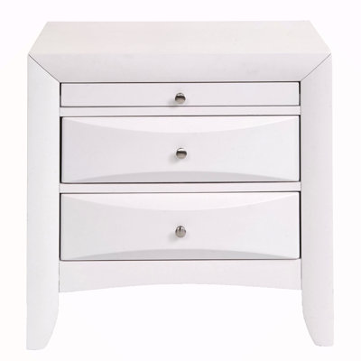 Table de chevet avec 2 tiroirs