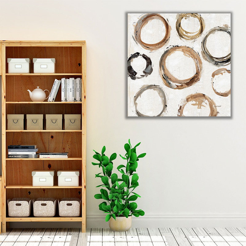 Abstrait abstrait - impression sur toile, H 20 po x l 20 po