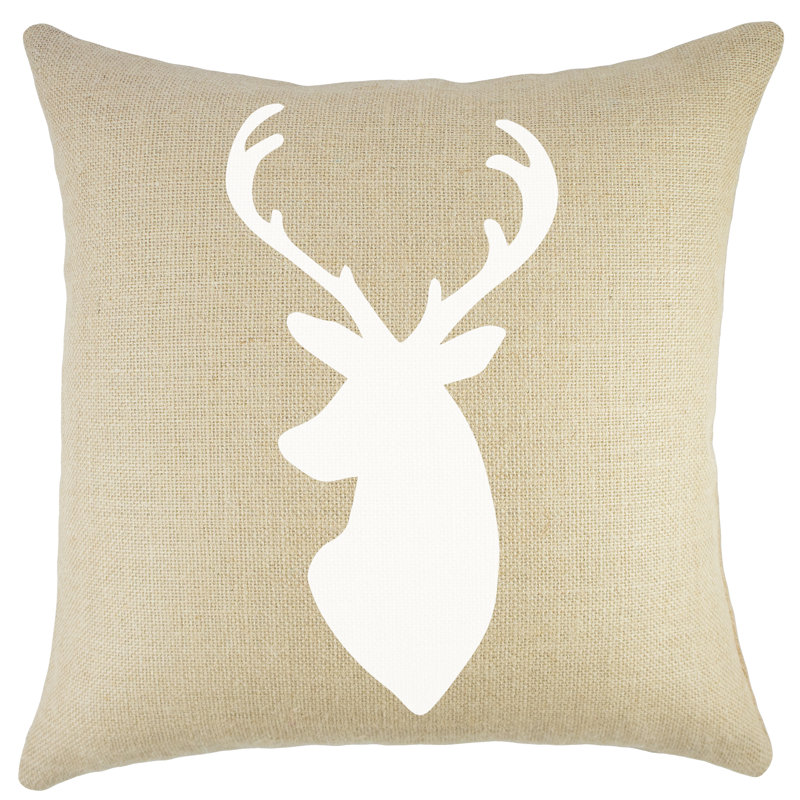 Jute / Sisal Throw Pillow, Natural