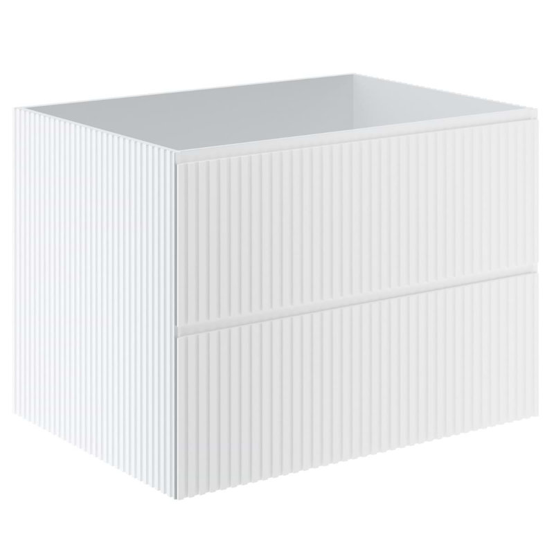 Linear 30" Wall Mounted Single Bathroom Vanity with Top, White, 30"