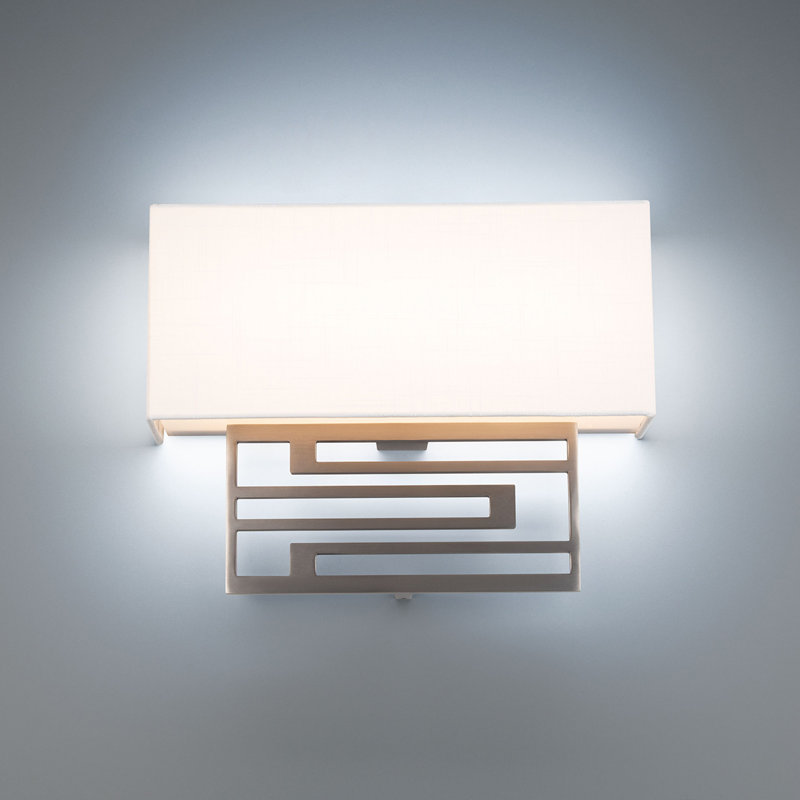 Vander LED Flush Mounted Sconce, Silver, 3500K