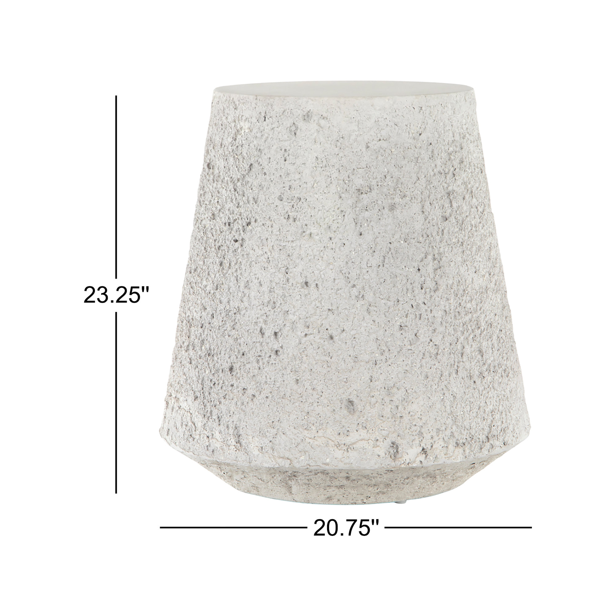 Lele 20.75'' Concrete Outdoor Side Table