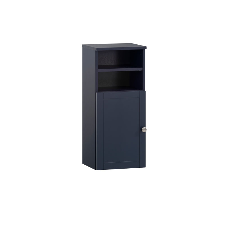 Lutishia Bathroom Cabinet, Midnight blue