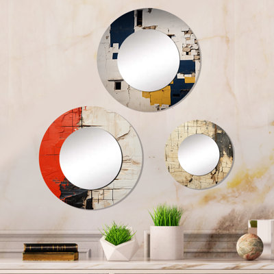 Ima Metal Round Mirror