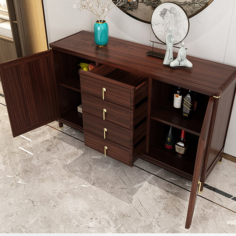 Buffet en bois massif de style chinois