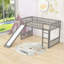 Lit mezzanine en bois simple avec glissoire Enguerrand-2078723825