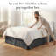 Jupe de lit plissée Vilano de Southshore Fine Linens, en microfibre doublement brossée, retombée de 38 cm (15 pouces), lavable à la machine, format King, couleur ardoise.-912812029-912812010