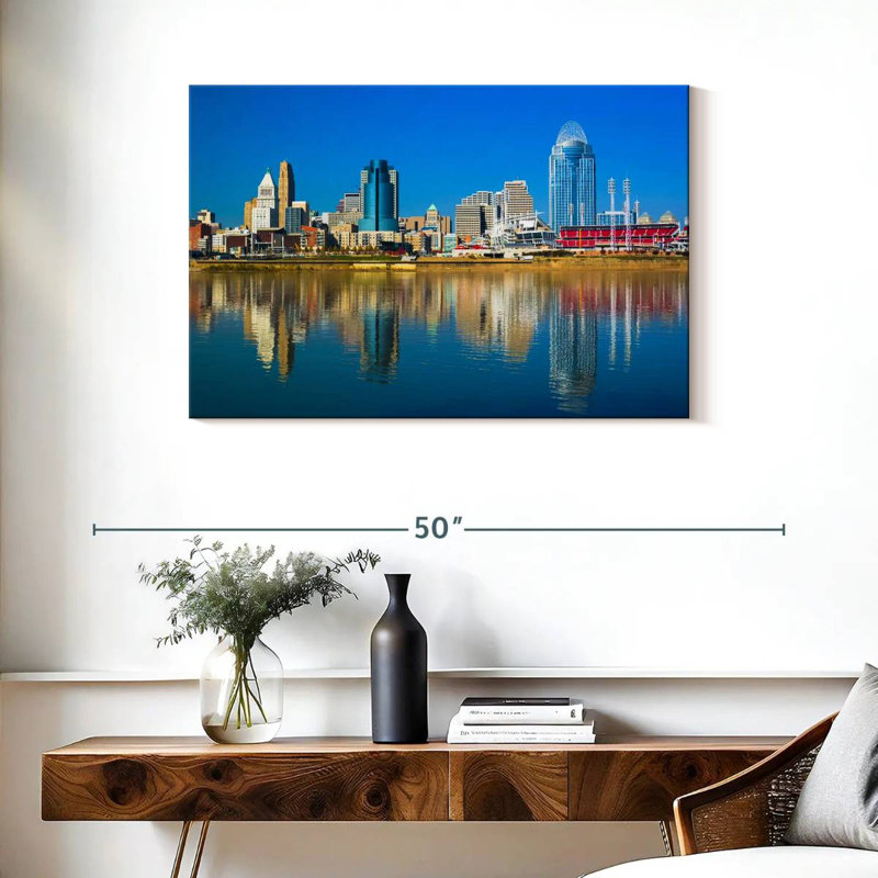 Rorry Cincinnati Riverfront, 24" H x 36" W