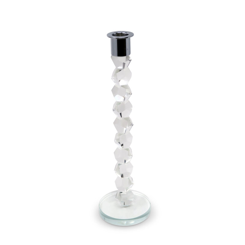 Chandelle de table en cristal 11 po