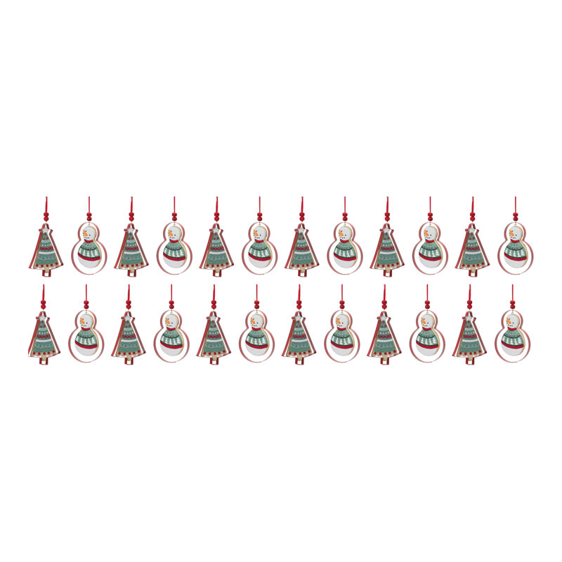 4.25 in. Snowmen Shatterproof Holiday Shaped Ornament