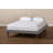 Brixton Upholstered, Queen Platform Bed,  Dark Grey/Walnut Brown, 14.9'' H X 64'' W X 83'' L-1336098501-1336098498