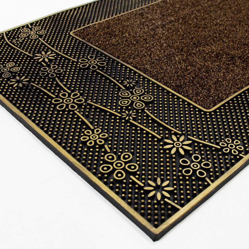 Non-Slip Outdoor Doormat, Gold