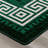 Residency Andros Key Emerald Traditional Greek Area Rug-100710049