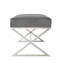 Aurora Velvet X-Leg Base Bench-26119932