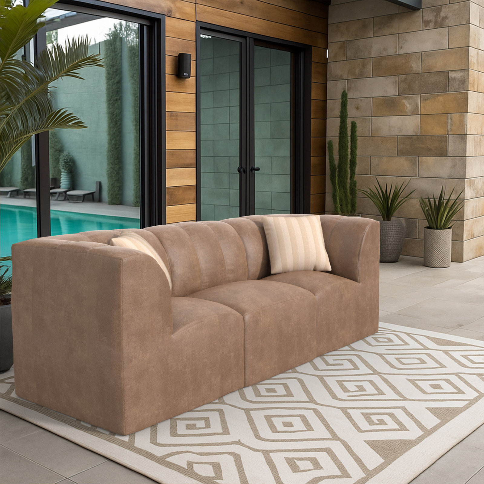 Praia 96" Sunbrella Outdoor Sofa