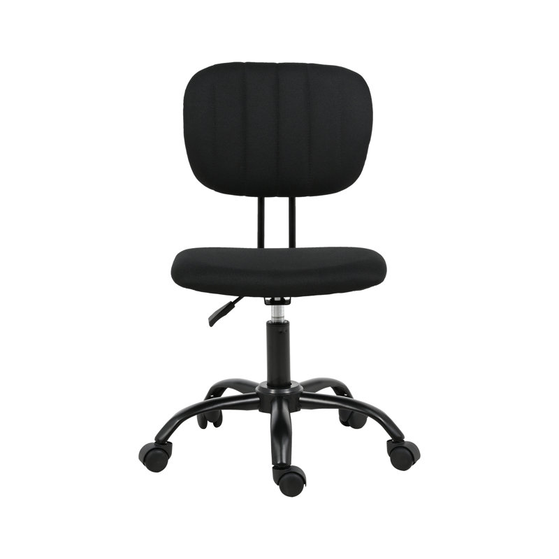 Chaise de travail Amick, Noir